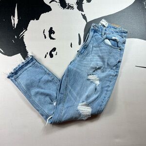 Abercrombie & Fitch Light Blue Mom Jeans